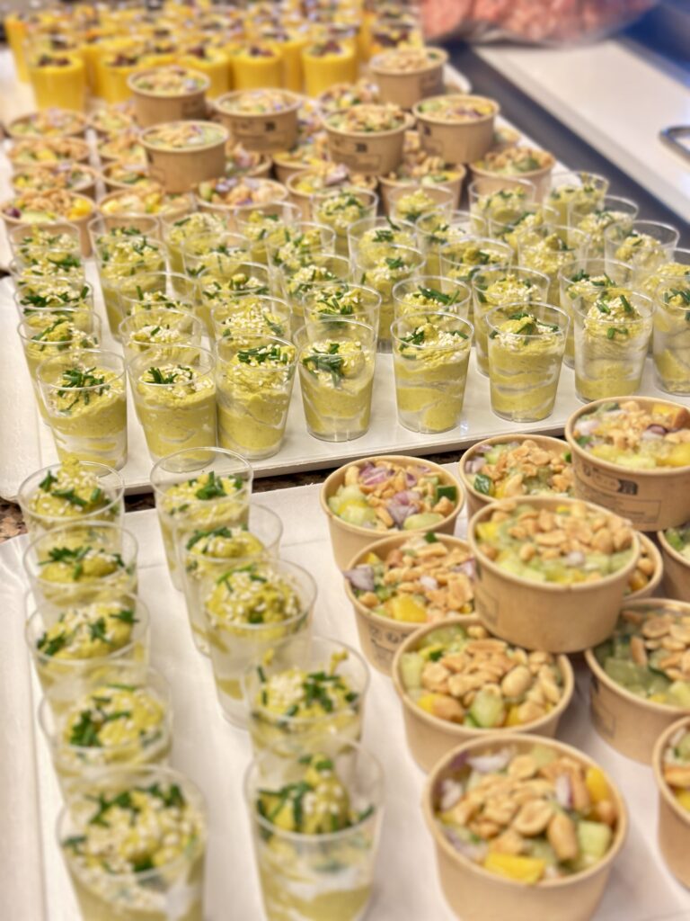 Crème de petits pois aux épices douces